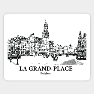 La Grand-Place - Belgium Sticker